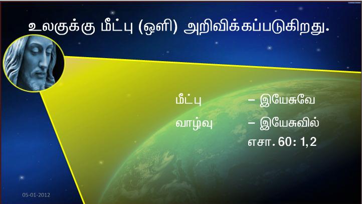 ஆண்டவரின் தூதர் யோசேப்புக்குக் கனவில் தோன்றி, 
'உம் மனைவி மரியா ஒரு மகனைப் பெற்றெடுப்பார்.
அவருக்கு இயேசு எனப் பெயரிடுவீர். 
ஏனெனில் அவர் தம் மக்களை அவர்களுடைய பாவங்களிலிருந்து மீட்பார்' என்றார்