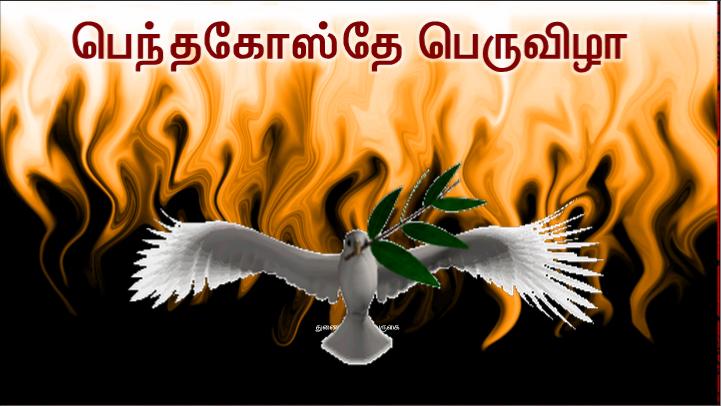 தூய ஆவியே, எழுந்தருளி வாரும், உம்மில் நம்பிக்கை கொண்டோரின் இதயங்களை நிரப்பியருளும், அவற்றில் உமது அன்பின் தீ பற்றியெரியச் செய்தருளும்.